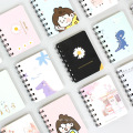 Carodine Cartoon Mini Notebook A7 Spiral Notebook